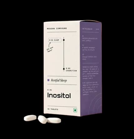 R-01 Inositol carton with loose tablets.